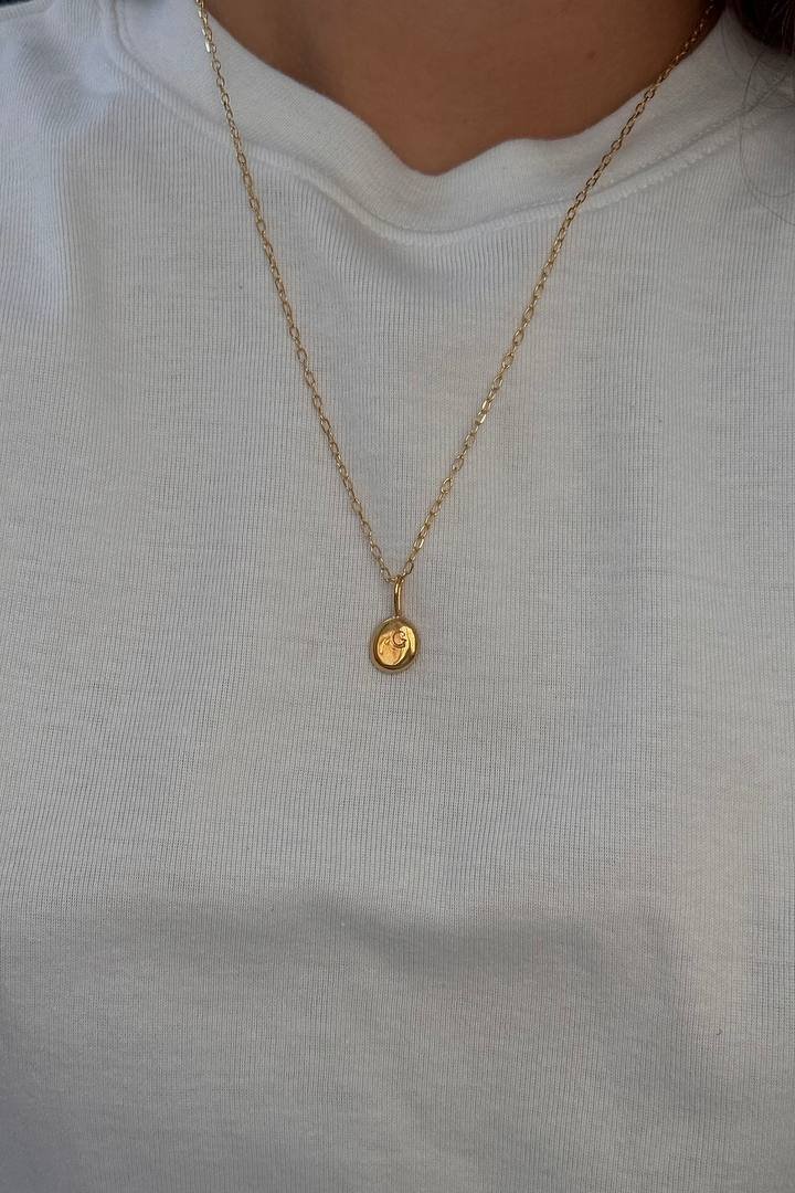 Letter Necklace - Gold