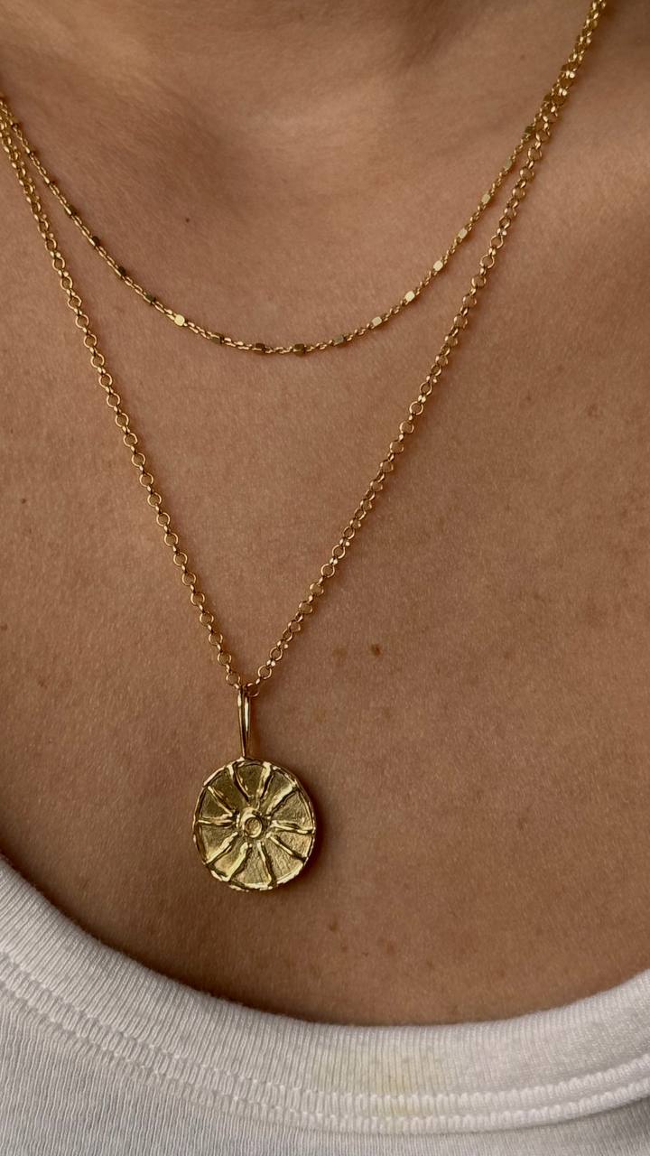 Mini Sunny Necklace - Gold