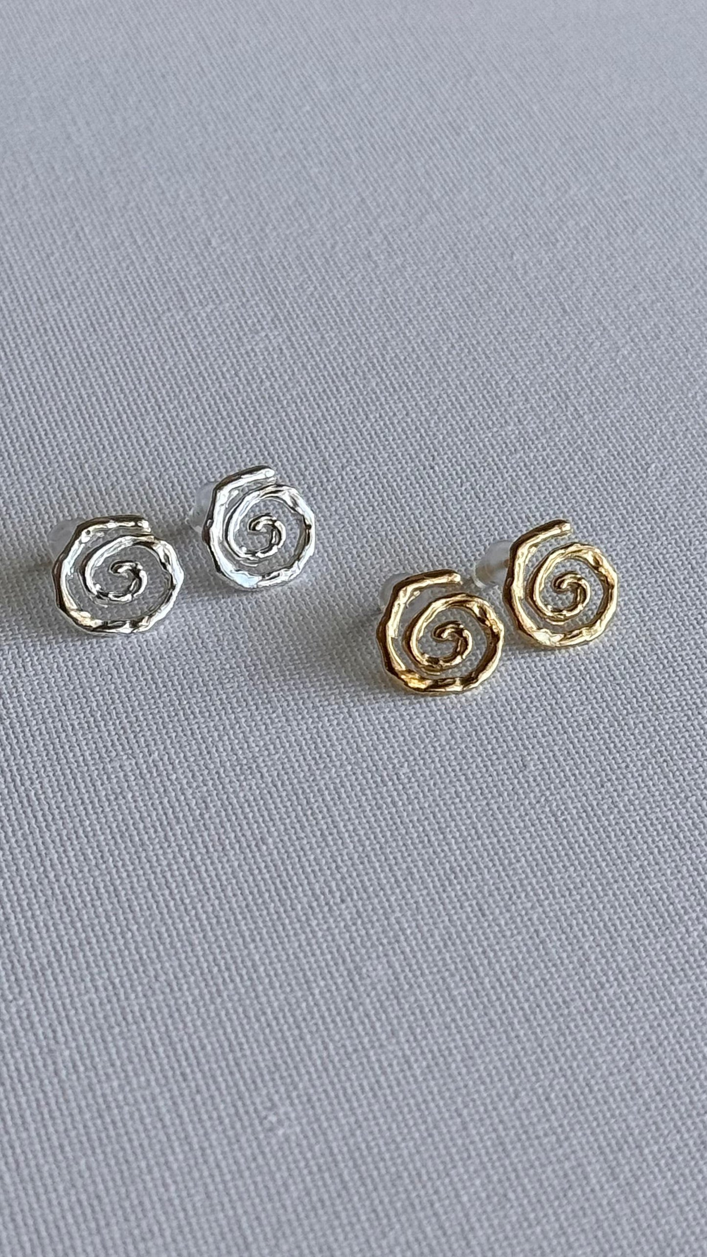 Blue Earrings - Gold