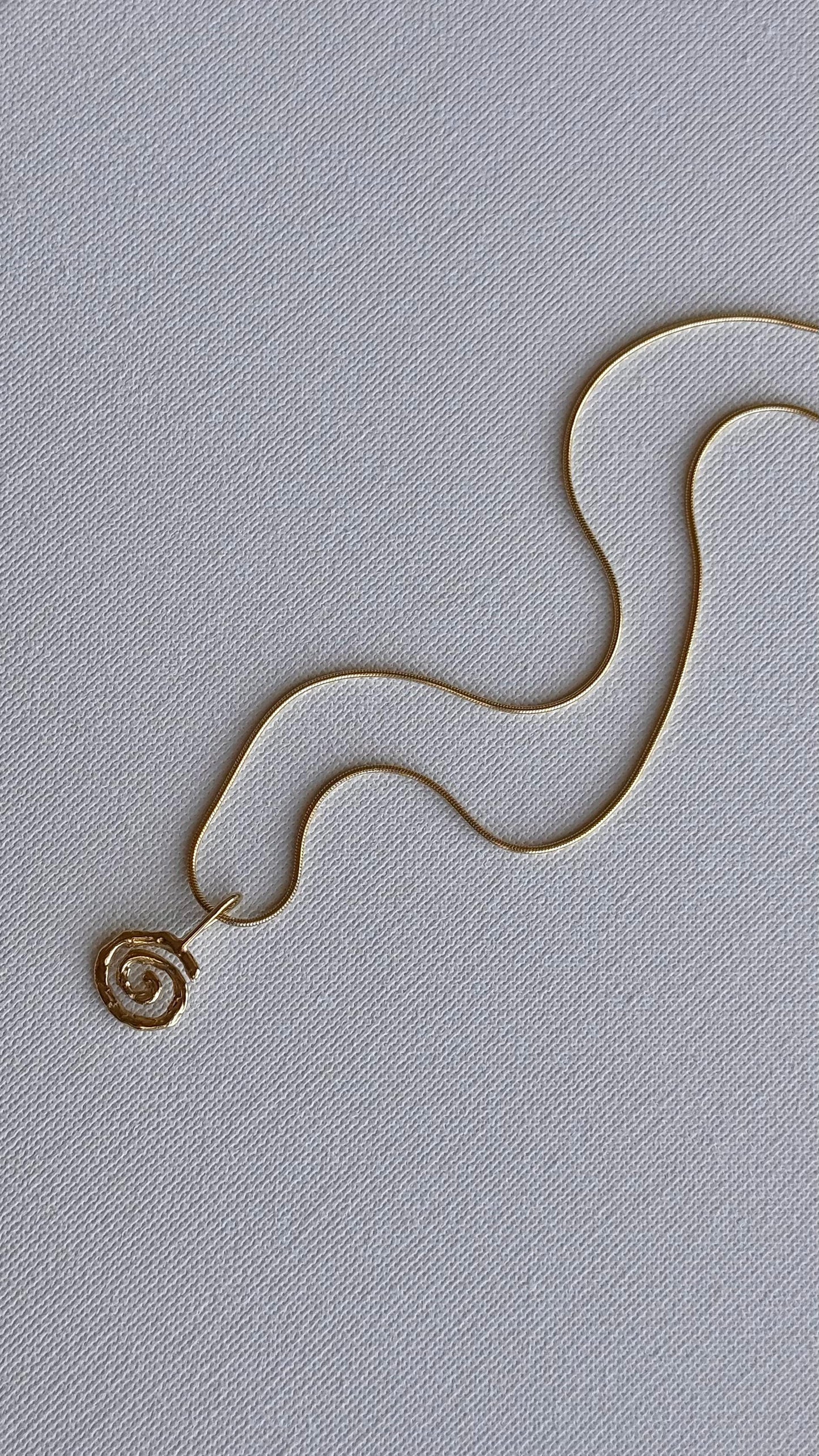 Blue Necklace - Gold