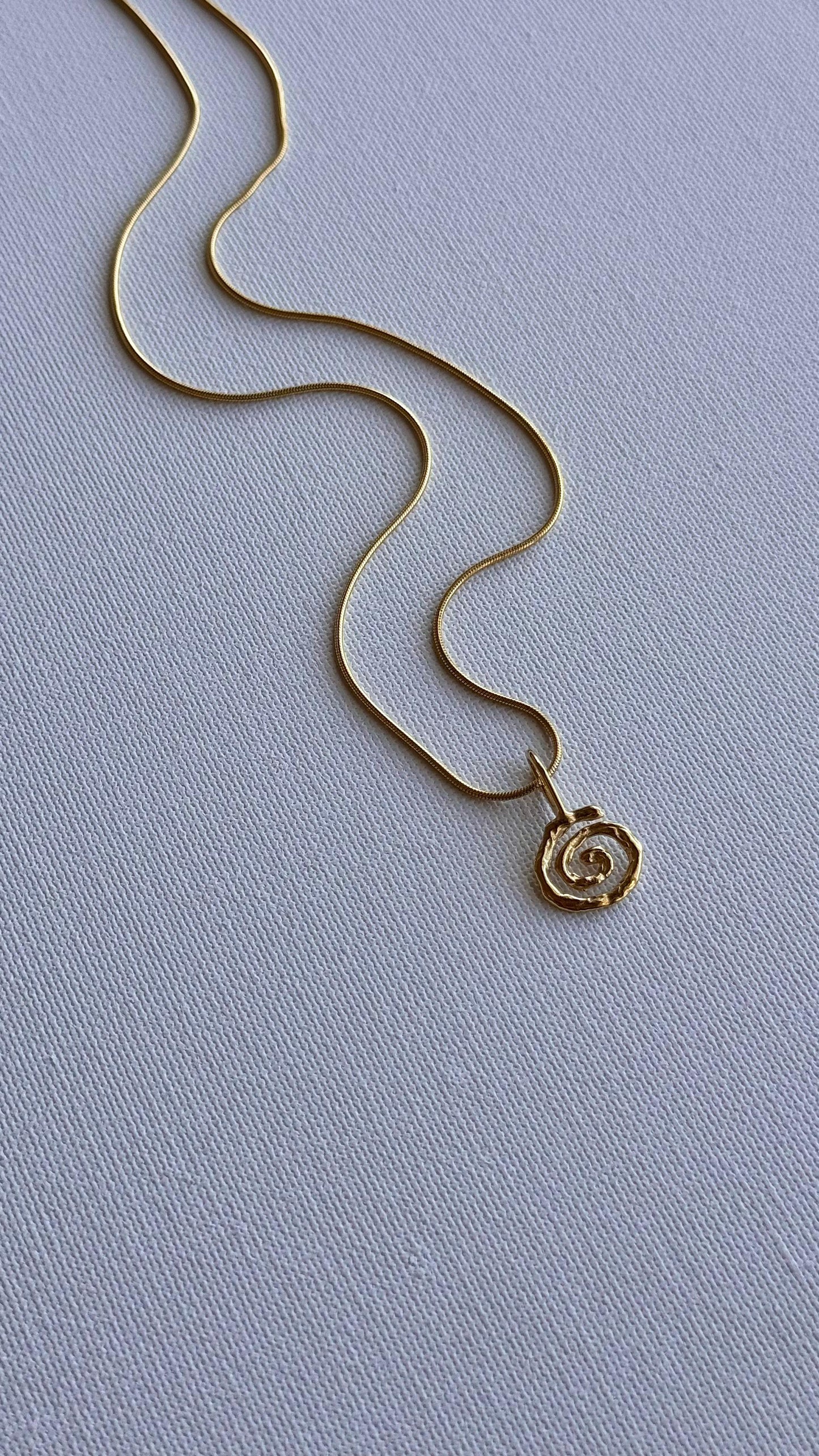 Blue Necklace - Gold