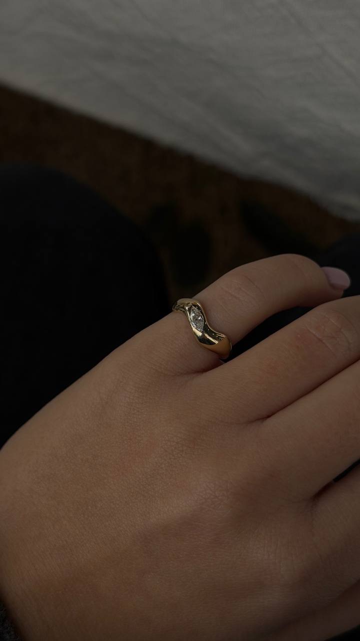 Vivian ring marquise diamond - 14K Gold