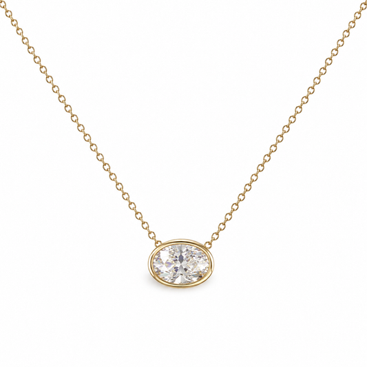 June Necklace - 14k gold