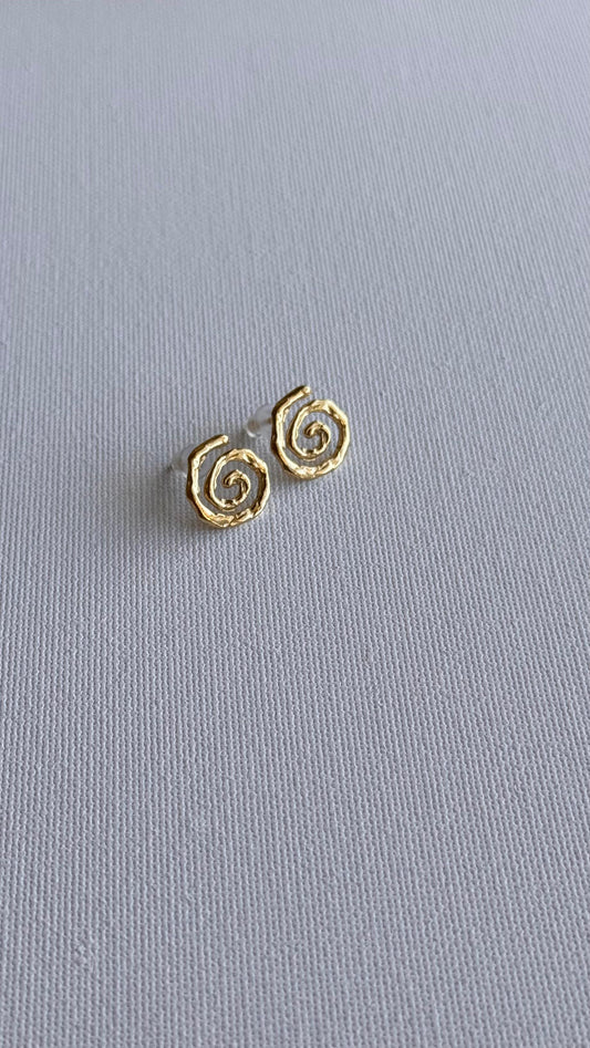 Blue Earrings - Gold