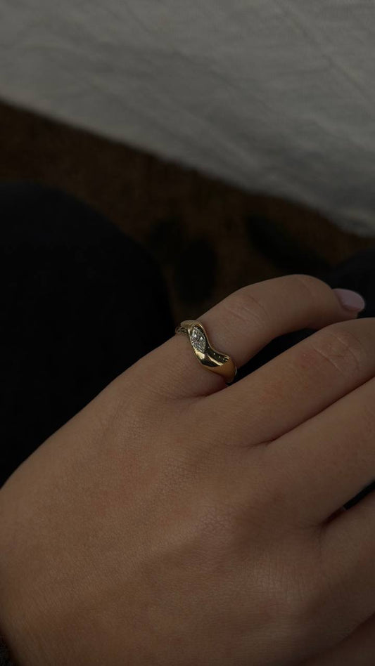 Vivian ring marquise diamond - 14K Gold