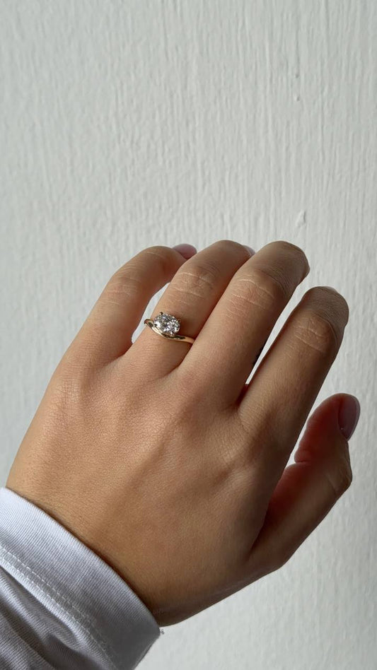 Elan ring - 14K gold