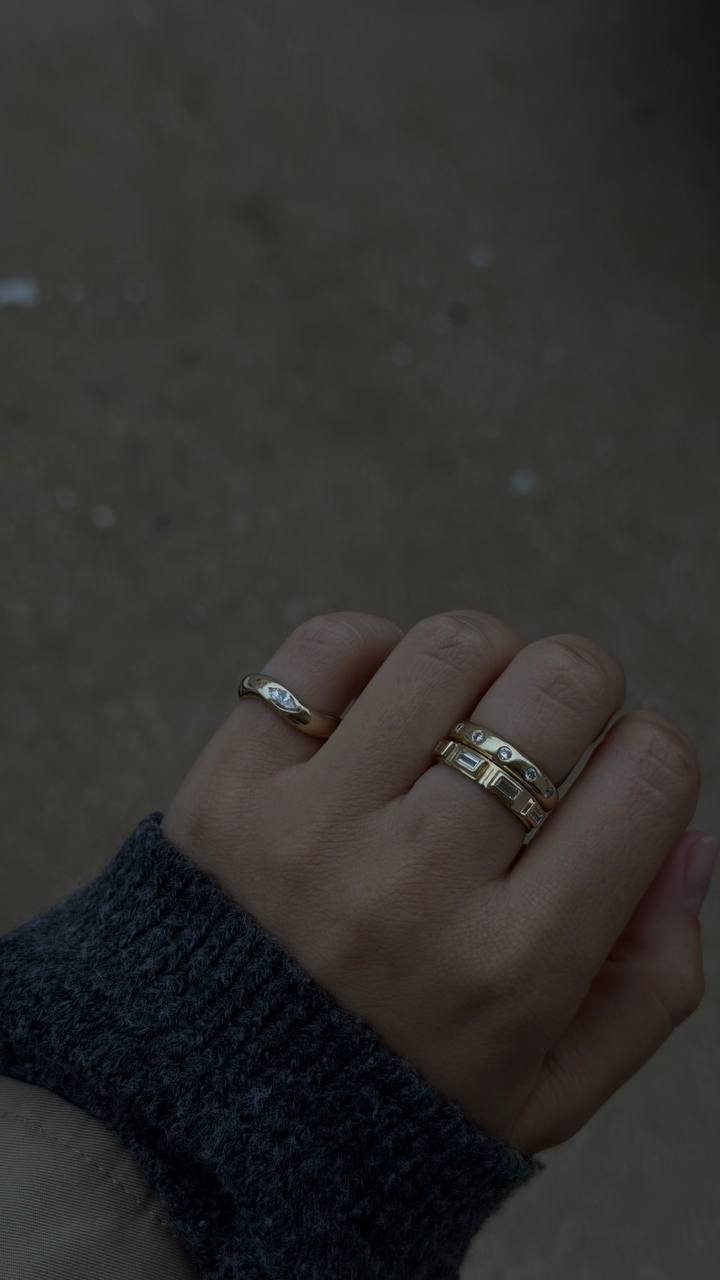 Axis ring - 14K gold