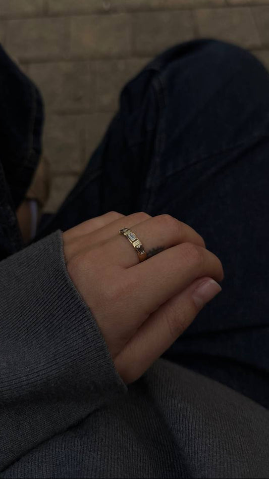 Axis ring - 14K gold